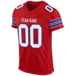 Maillot de Rugby personnalisé Rouge Blanc-Royal en maille, style Maillot de Rugby personnalisé Rouge Blanc-Royal en maille, style